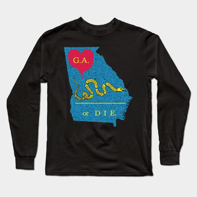 Love Georgia or Die Long Sleeve T-Shirt by pelagio